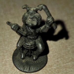 VINTAGE 1982 Rockafire Explosion Drummer Showbiz Pizza Pewter Figure 1"